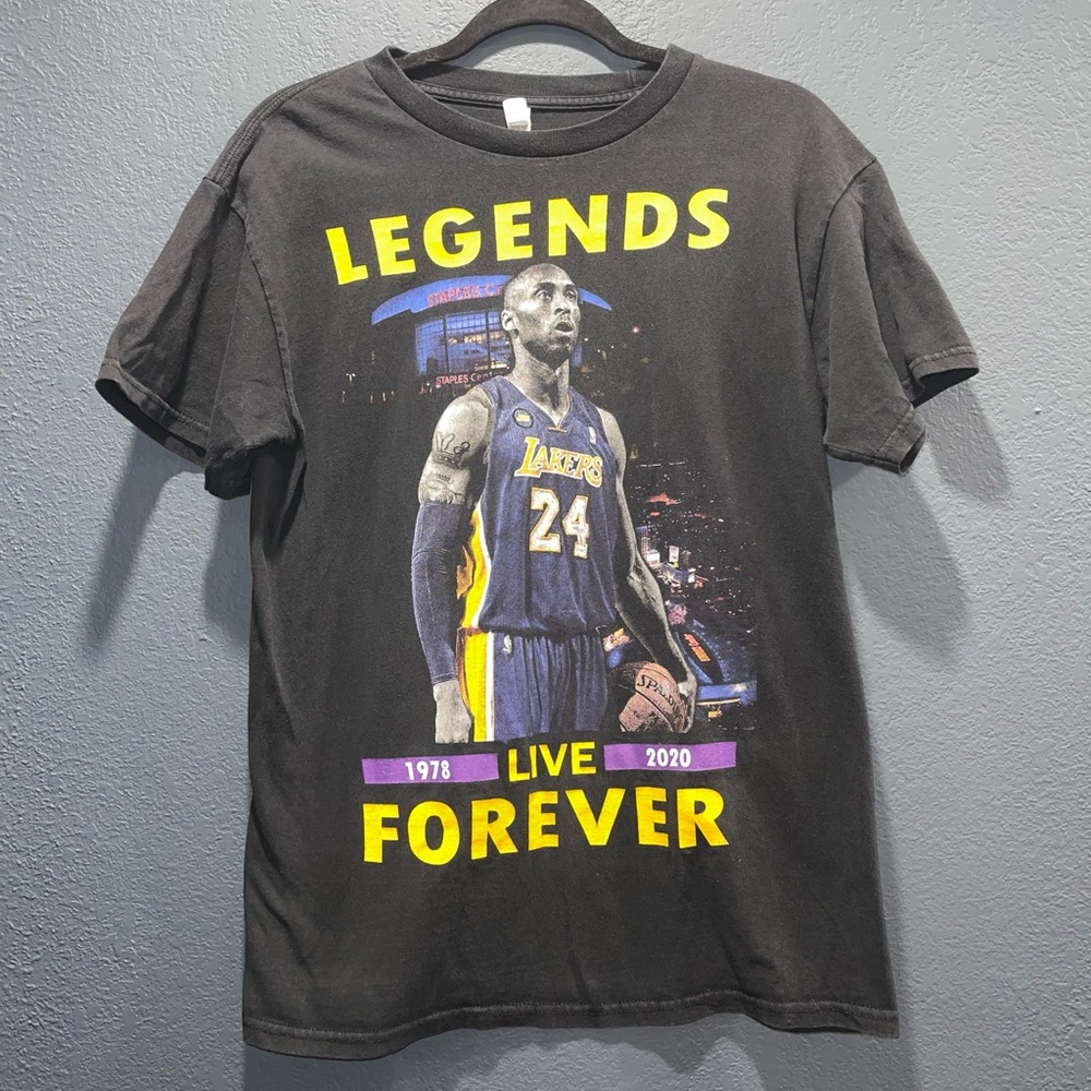 LA Lakers Kobe Bryant memorial shirt  RIP Legends Live Forever Alstyle Shirt